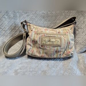 Fossil Women's Striped Crossbody Bag